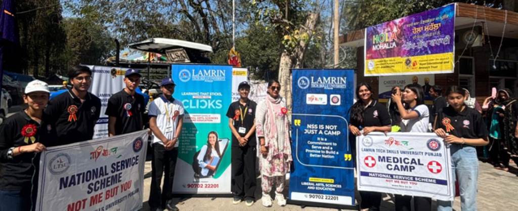 LTSUs NSS unit organized a medical camp for the Hola Mohalla festival